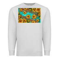 Dove Grey western sunflowers skinny metal can holder Premium Sweatshirt - HRA Design Shop