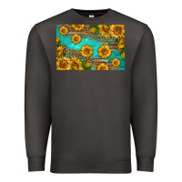 Smoke western sunflowers skinny metal can holder Premium Sweatshirt - HRA Design Shop