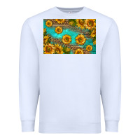 White western sunflowers skinny metal can holder Premium Sweatshirt - HRA Design Shop