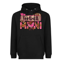Black football mini with leopard Heavyweight Hoodie - Zillion Design Studio