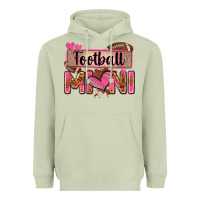 Matcha football mini with leopard Heavyweight Hoodie - Zillion Design Studio