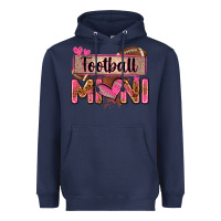 Navy football mini with leopard Heavyweight Hoodie - Zillion Design Studio