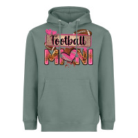Sage football mini with leopard Heavyweight Hoodie - Zillion Design Studio