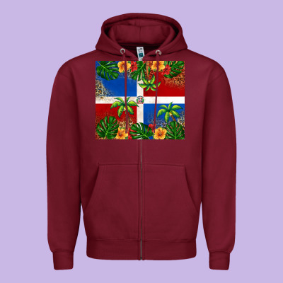 Zipper Hoodie dominican republic