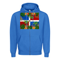 True Royal dominican republic Zipper Hoodie - RanaPortraitStore