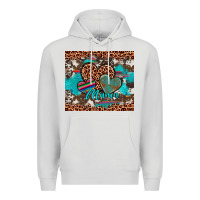 Dove Grey hearts mama Premium Hoodie - Artiststas