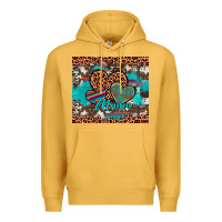 Mustard hearts mama Premium Hoodie - Artiststas