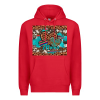 Red hearts mama Premium Hoodie - Artiststas