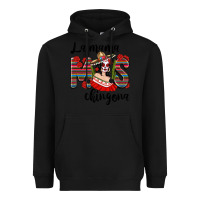 Black la mama mos chingona Heavyweight Hoodie - texasbilliewilder