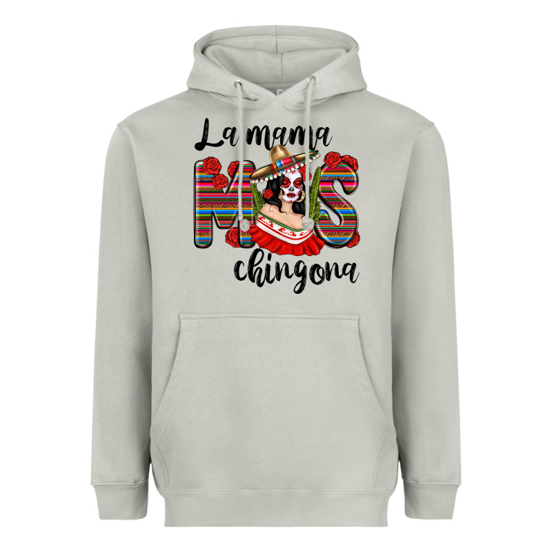La Mama Mos Chingona Heavyweight Hoodie by texasbilliewilder | Teevron