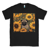 Black pug Classic Tee - Unal Design