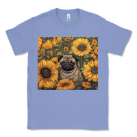 Colony Blue pug Classic Tee - Unal Design