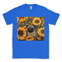 True Royal pug Classic Tee - Unal Design
