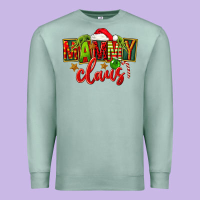 Christmas Mammy Claus Premium Sweatshirt Designed By Fadigitalartstudio