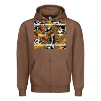 Chestnut football Zipper Hoodie - RanaPortraitStore