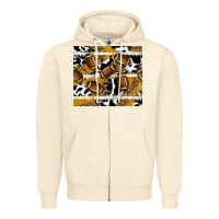 Sandshell football Zipper Hoodie - RanaPortraitStore