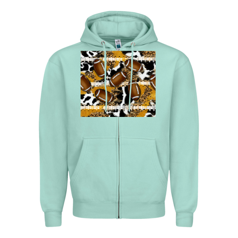 Football Zipper Hoodie by RanaPortraitStore | Teevron