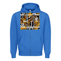 True Royal football Zipper Hoodie - RanaPortraitStore