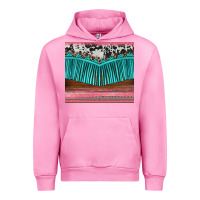 Fuchsia Pink western fringe cowhide leopard Urban Hoodie - BarkalooDesign