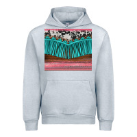 Heather Grey western fringe cowhide leopard Urban Hoodie - BarkalooDesign