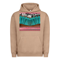 Pigment Burro western fringe cowhide leopard Urban Hoodie - BarkalooDesign