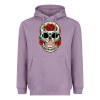 Lavender mexican day of the dead Heavyweight Hoodie - texasbilliewilder