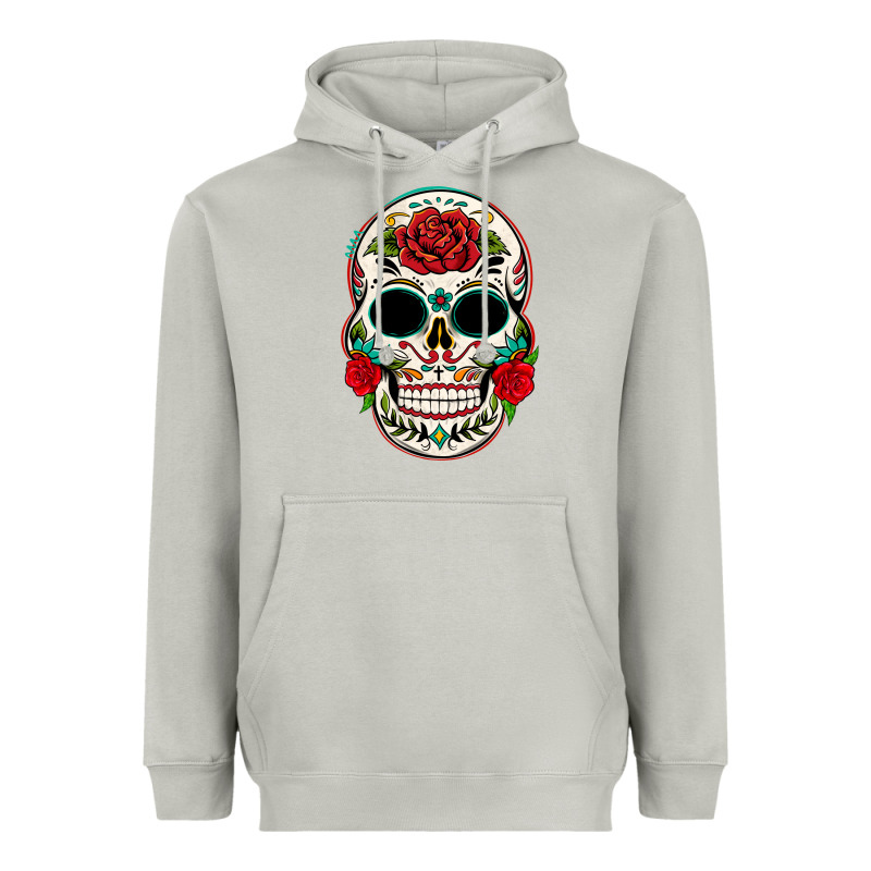Mexican Day Of The Dead Heavyweight Hoodie by texasbilliewilder | Teevron