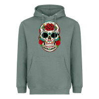 Sage mexican day of the dead Heavyweight Hoodie - texasbilliewilder