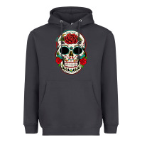 Smoke mexican day of the dead Heavyweight Hoodie - texasbilliewilder