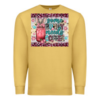 Antique Gold Some bunny needs coffee 20oz tumbler Premium Sweatshirt - Neo Western