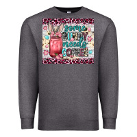 Charcoal Heather Some bunny needs coffee 20oz tumbler Premium Sweatshirt - Neo Western
