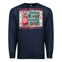 Navy Some bunny needs coffee 20oz tumbler Premium Sweatshirt - Neo Western