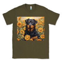 Army Green rotweiler Classic Tee - Unal Design