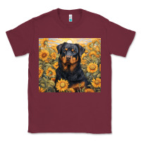 Burgundy rotweiler Classic Tee - Unal Design