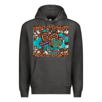 Charcoal Heather hearts mama Premium Hoodie - Artiststas