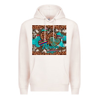 Pale Pink hearts mama Premium Hoodie - Artiststas