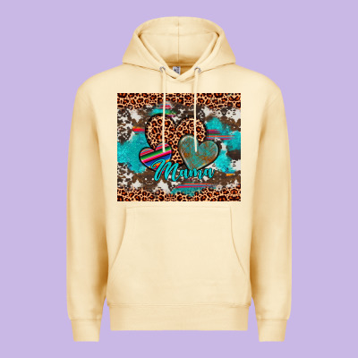 Hearts Mama Premium Hoodie Designed By Artiststas
