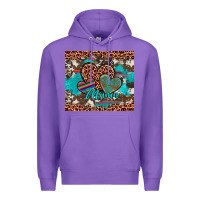 Purple hearts mama Premium Hoodie - Artiststas
