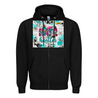 Black hair hustler Zipper Hoodie - RanaPortraitStore