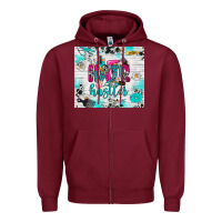 Burgundy hair hustler Zipper Hoodie - RanaPortraitStore