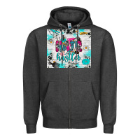 Charcoal Heather hair hustler Zipper Hoodie - RanaPortraitStore