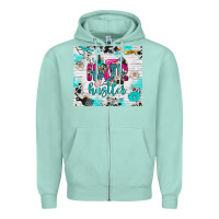 Seafoam hair hustler Zipper Hoodie - RanaPortraitStore
