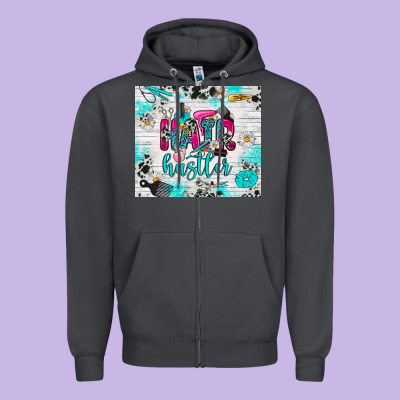 Zipper Hoodie hair hustler