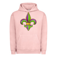Pigment Salmon mardi gras fleur de lis leopard Urban Hoodie - Jasminsmagicworld