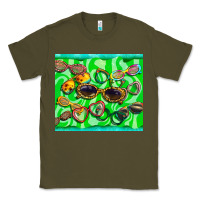Army Green sunglasses Classic Tee - BarkalooDesign