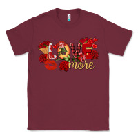 Burgundy love more valentine's day Classic Tee - FaDigitalArtStudio