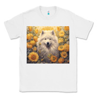 White samoyed Classic Tee - Unal Design