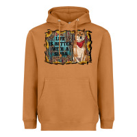 Meerkat life is better with a shiba Heavyweight Hoodie - RanaPortraitStore