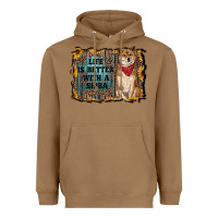 Toasted Coconut life is better with a shiba Heavyweight Hoodie - RanaPortraitStore