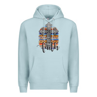 Blue Mist western faith Premium Hoodie - AdoDesignShop